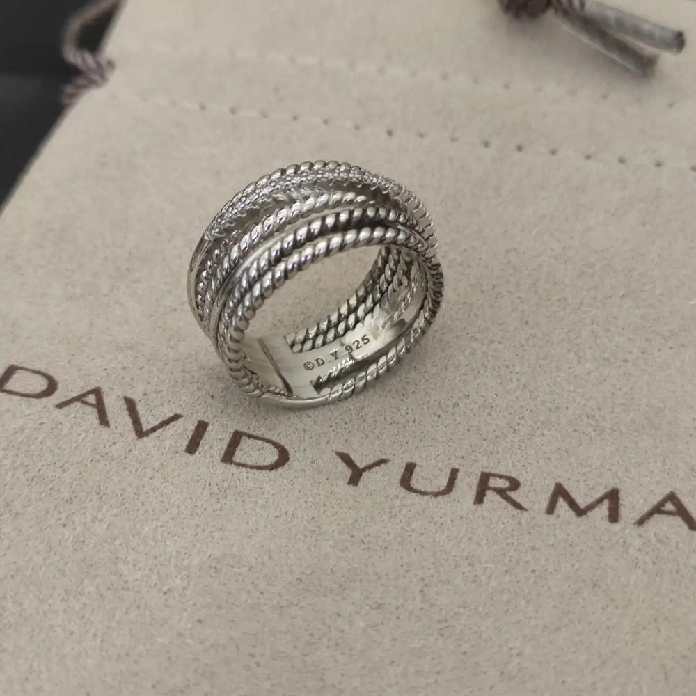 David Yurman Threaded Diamond Ring